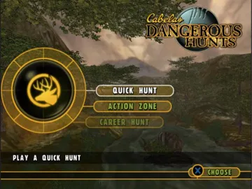 Cabela's Dangerous Hunts screen shot title